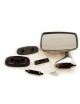 RETROVISEUR EXT RECTANGLE CHROME GAUCHE