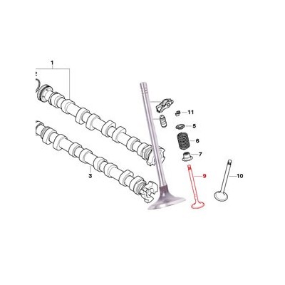 SOUPAPE ECHAPPEMENT MINI R55A 57 LCI SOUPAPE ECHAPPEMENT MINI R55A 57 LCI