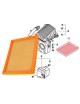 FILTRE A AIR MINI R50 R52 AV 07/04 HORS S ET ONE D FILTRE A AIR MINI R50 R52 AV 07/04 HORS S ET ONE D