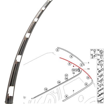 LECHE VITRE ARRIERE R50 ET R53 LECHE VITRE ARRIERE R50 ET R53