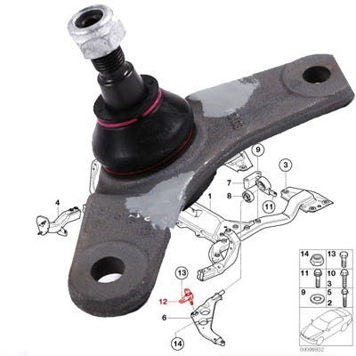 ROTULE SUSPENSION AV DROIT MINIR50 R52 R53 ADP  xxxxxxxxxxx ROTULE SUSPENSION AV DROIT MINIR50 R52 R53 ADP  xxxxxxxxxxx
