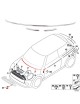 MOULURE CHROME JEU BAS PARE BRISE MINI F54 A F57 MOULURE CHROME JEU BAS PARE BRISE MINI F54 A F57