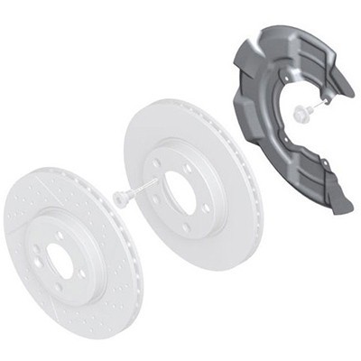 TOLE PROTECTION DISQUE FREINS AVANT DROIT R55 A R59