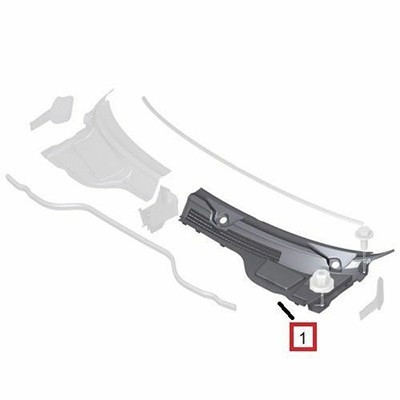 CACHE AUVENT GAUCHE AVEC JOINT MINI R58 R59 COUPE ET ROADSTER CACHE AUVENT GAUCHE AVEC JOINT MINI R58 R59 COUPE ET ROADSTER