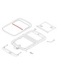 JOINT COUVERCLE VITRE AVANT TOIT OUVRANT MINI R55 A R61
