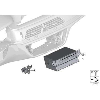 CLIP FIXATION HEADUNIT HIGH 2 MINI F54 A F60