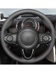 HOUSSE VOLANT SIMILI CUIR COUTURE ROUGE MINI R50 R52 R54