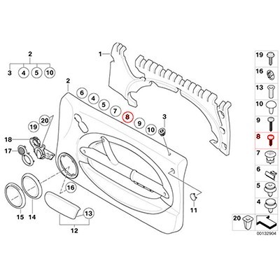 ST4.2X22MM VIS TORX PORTE MINI R50 R52 R53 X1