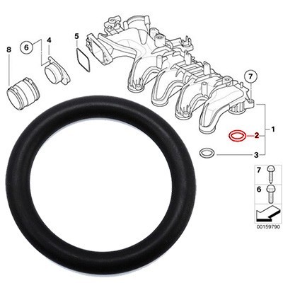 JOINT DE PROFIL ADMISSION AGR MINI R55 R56 DIESEL AVANT 2010 X1 PMT