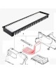 FILTRE A CLIM MICROFILTRE R50 ONE DIESEL FILTRE A CLIM MICROFILTRE R50 ONE DIESEL