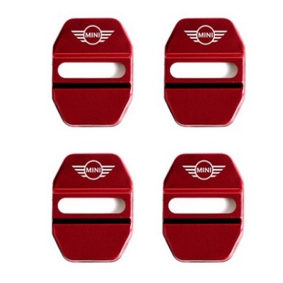 PAIRE CACHE ENJOLIVEUR SERRURE MINI SERIE F ROUGE