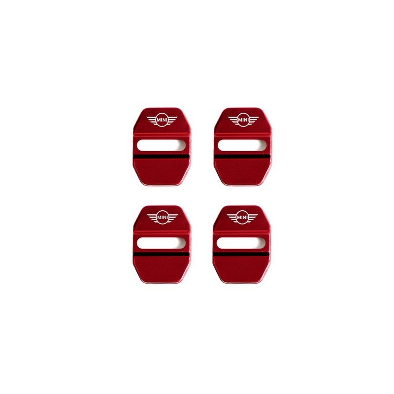 PAIRE CACHE ENJOLIVEUR SERRURE MINI SERIE F ROUGE