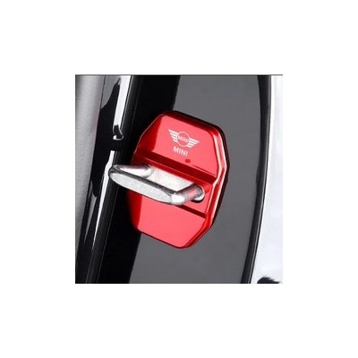 PAIRE CACHE ENJOLIVEUR SERRURE MINI SERIE F SILVER ARGENT