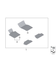 JEU DE TAPIS DE SOL AVANT