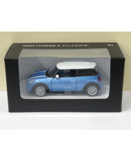 MINI MINIATURE COOPER S A FRICTION 1:36 - BLEUE