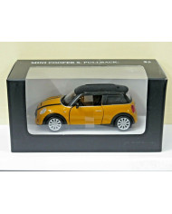 MINI MINIATURE COOPER S A FRICTION 1:36 - JAUNE