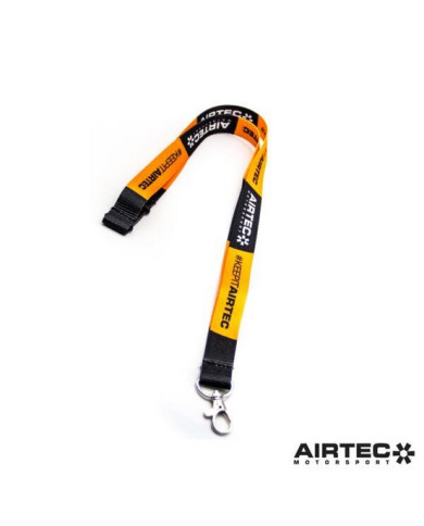 Lanyard AIRTEC Motorsport ORANGE ET NOIR 