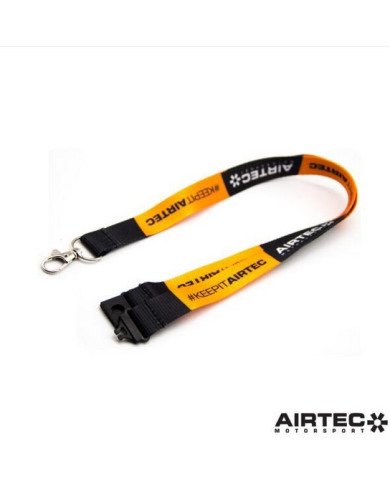 Lanyard AIRTEC Motorsport ORANGE ET NOIR 