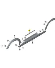 Barre de seuil F56 Cooper SE
