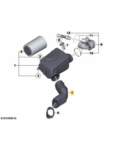 Conduit d'admission R55 a R59 05/2009 A 05/2015 Cooper D et SD