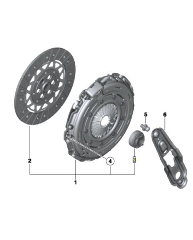Butée d'embrayage Série R après 2005 Adaptable
