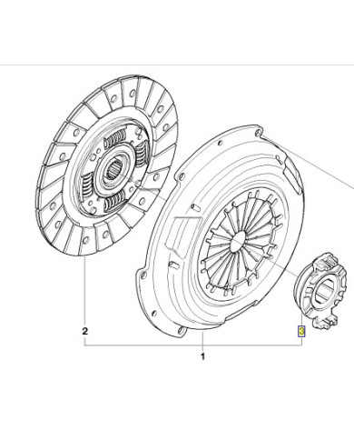 Butée d'embrayage R50 R52 R53 2002 A 2005 adaptable